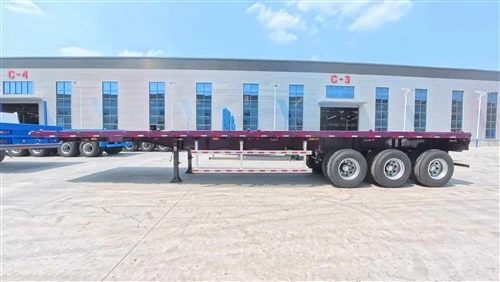 40-60 Ton 3 Echel Trelar Gwely Fflat Ar Werth|Rhyddhau Cynnyrch Newydd